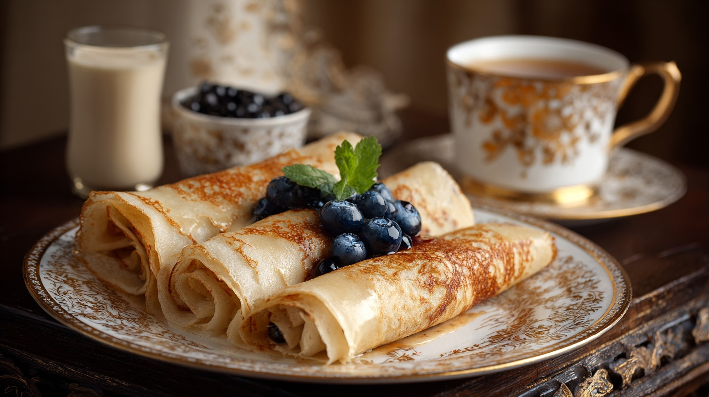 Блинчики с творогом