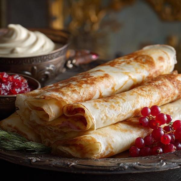 Блинчики с мясом