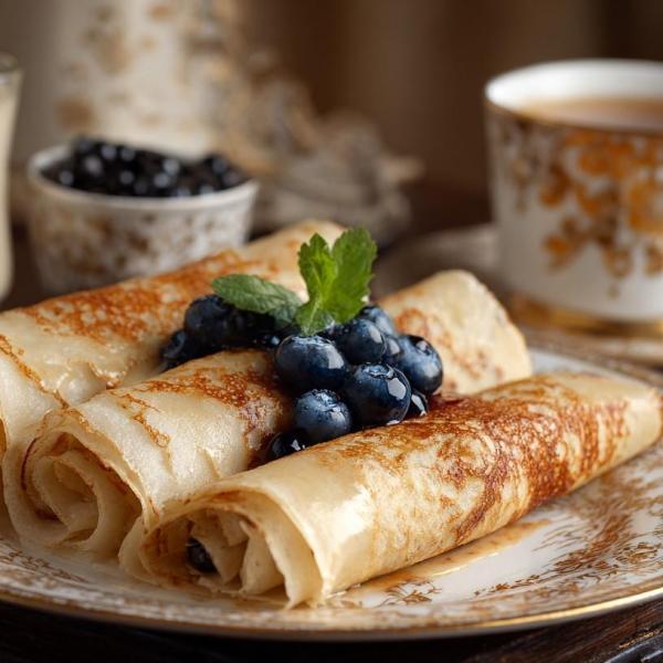 Блинчики с творогом